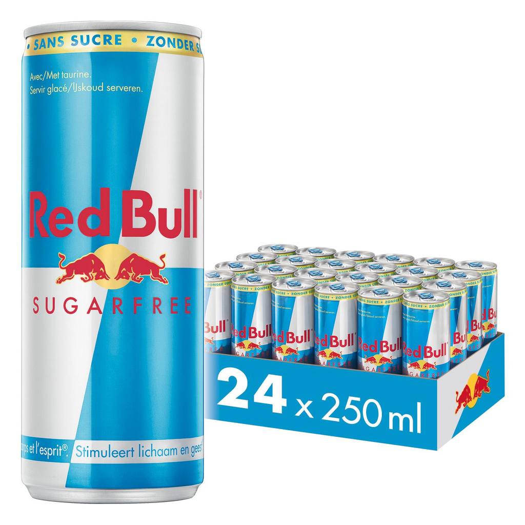 RED BULL SUGARFREE 24X25CL BE