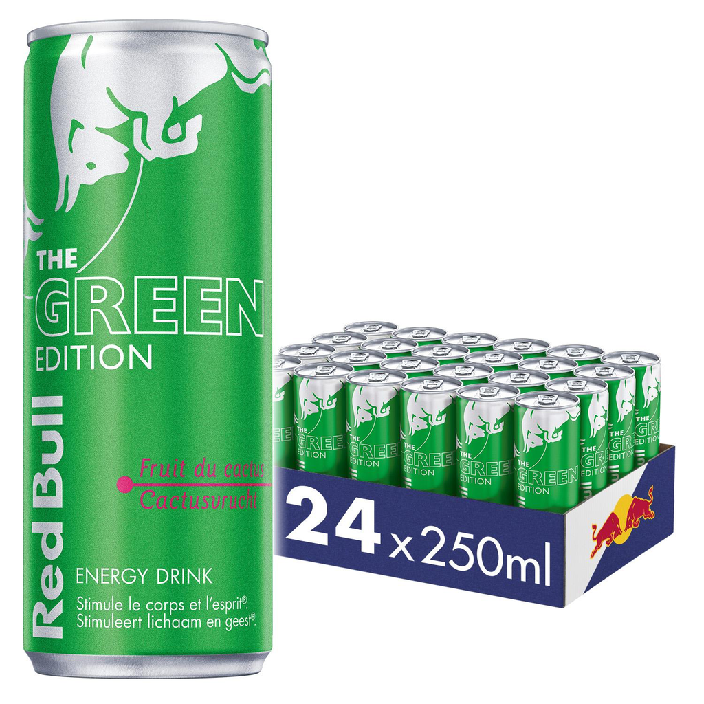 RED BULL GREEN EDITION 24X25CL BE