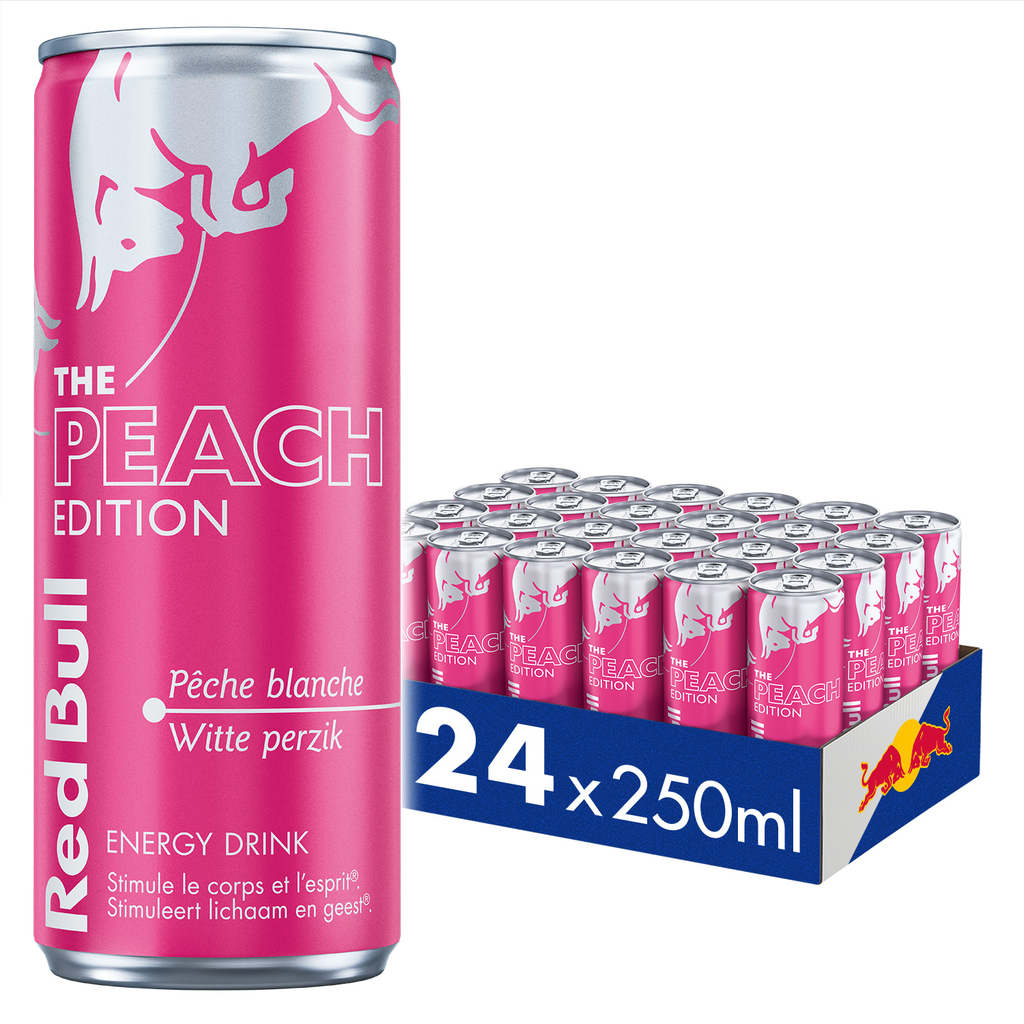 RED BULL PEACH EDITION 24X25CL BE
