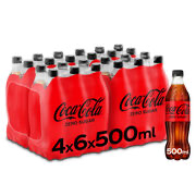 COCA-COLA ZERO 24X50CL UE (STICKÉ EN FR)