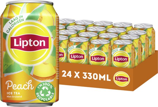 LIPTON PEACH 24X33CL FAT CANS BE