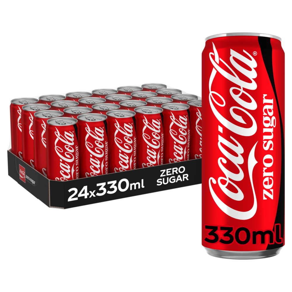 COCA-COLA ZERO 24X33CL SLIM CANS